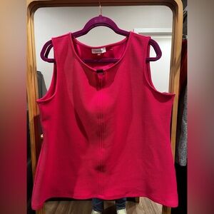 Calvin Klein Fuchsia Sleeveless Blouse
